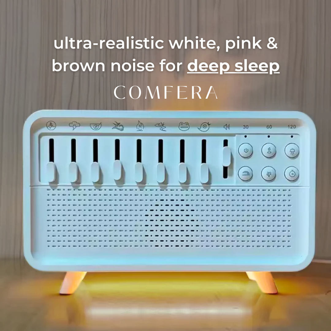 Comfera™ Flame Air Diffuser White Noise Sleep Machine