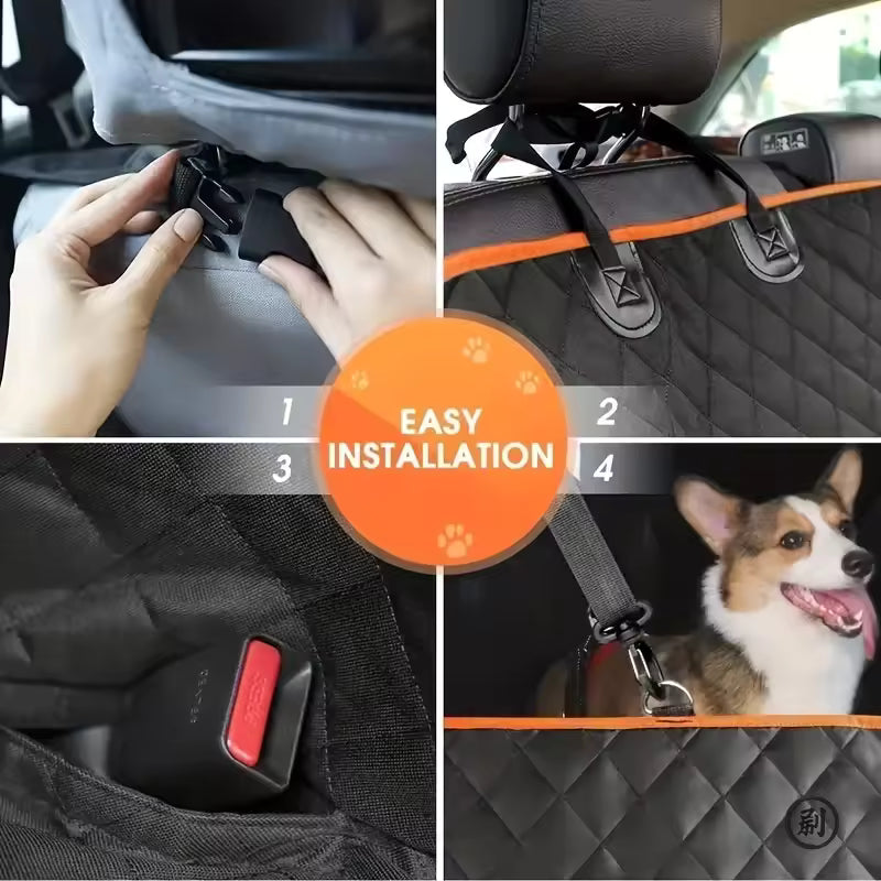 Pet Amigos Dog Back Seat Protector - Hard Base
