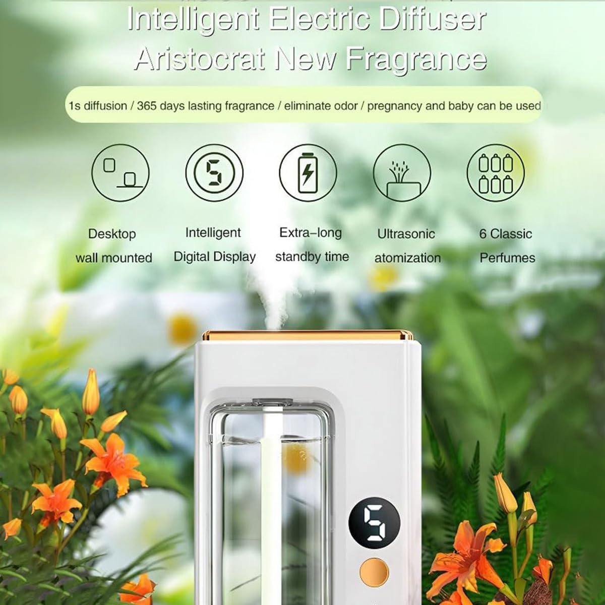Home fragrance diffuser