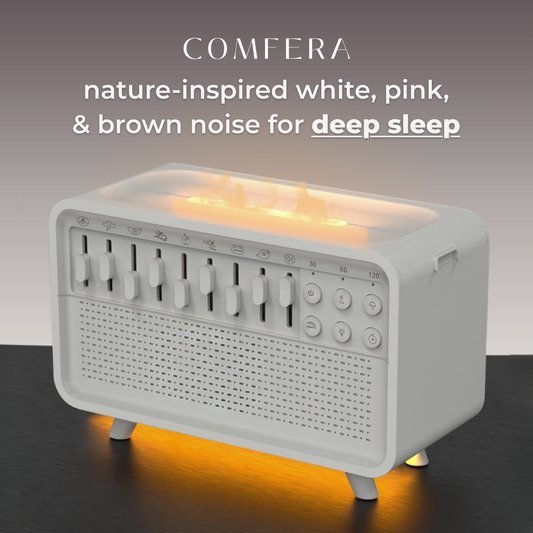 Comfera™ Flame Air Diffuser White Noise Sleep Machine